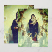 Regina Angelorum - William-Adolphe Bouguereau Notitiekaartje (Voorkant / Achterkant)