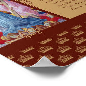 Regina Caeli met Christus en Maria Poster (Hoek)