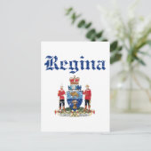 Regina design briefkaart (Staand voorkant)