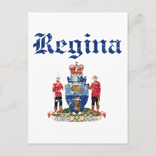 Regina design briefkaart (Voorkant)