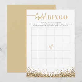  REGINA Geel Gouden Bruiloft Bingo Spel  Kaart
