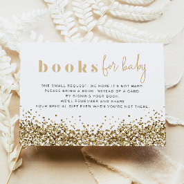 REGINA Geel Gouden Lovertjes Boeken Voor Baby Kaar Kaart