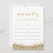 REGINA Gellow Gold waar zij Vrijgezellenfeest Kaart (Voorkant)