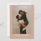 REGINA Glam Roos Gold Sequins Disco Wedding Kaart (Achterkant)