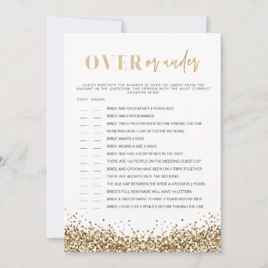 REGINA Gold over Vrijgezellenfeest Kaart (Voorkant)