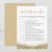 REGINA Gold over Vrijgezellenfeest Kaart (Voorkant / Achterkant)