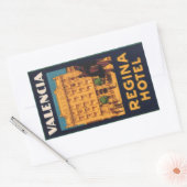 Regina Hotel Valencia Rechthoekige Sticker (Envelop)
