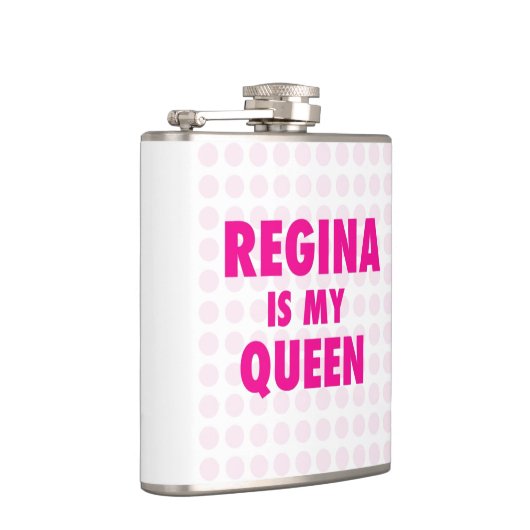 Regina is mijn koningin heupfles (Rechts)