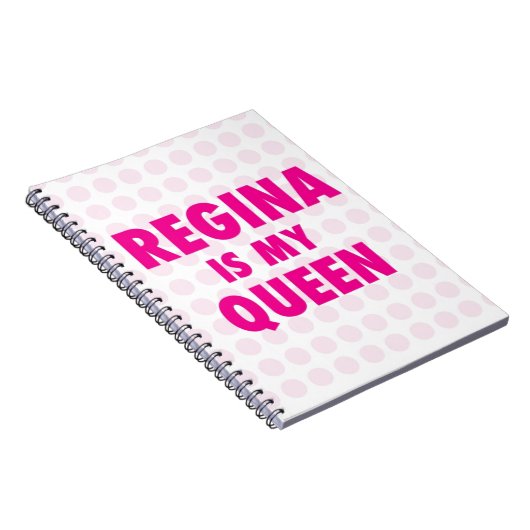 Regina is mijn koningin notitieboek (Rechterzijde)