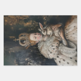 Regina - olieverfstijl inpakken cadeaupapier