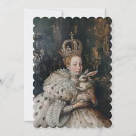 Regina - Platte uitnodiging formaat: 12,7 cm x 17,