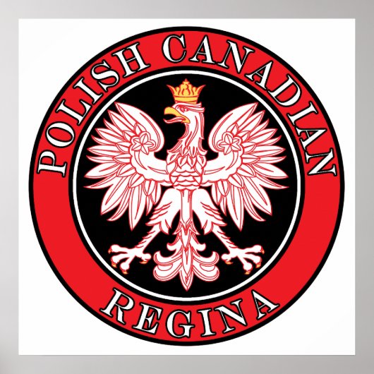 Regina Poland Canadian Eagle Poster (Voorkant)