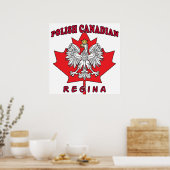 Regina Pools Canadees blad Poster (Keuken)