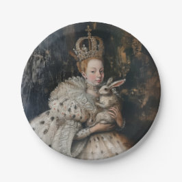 Regina - Ronde papieren Borden Bordje