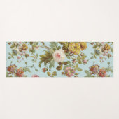 Regina  Roos Flowers Blue Design Yoga Mat (Voorkant (horizontaal))