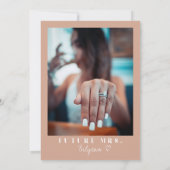 REGINA Roos Gold Blush Pink Sparkly Vrijgezellenfe Kaart (Achterkant)