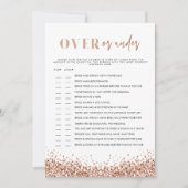 REGINA Roos Gold over Vrijgezellenfeest Kaart (Voorkant)