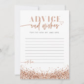 REGINA Roos Gold Sequins Advies en wenst Kaart (Voorkant)