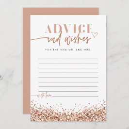 REGINA Roos Gold Sequins Advies en wenst Kaart