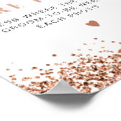 REGINA Roos Gold Sequins waar zij werden onderteke Poster (Hoek)