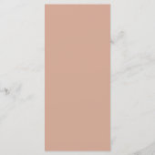 REGINA Rose Goud Glitters Disco Laten we Eet Menu (Achterkant)