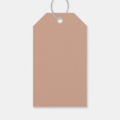 REGINA Rose Goud Sequins Bedankkaart Tag Cadeaulabel (Achterkant)