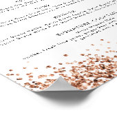 REGINA Roze Gouden Disco Laten we drankjes bar men Poster (Hoek)