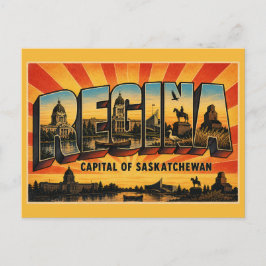 Regina Saskatchewan Hoofdstad Briefkaart