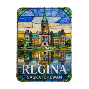 Regina Saskatchewan Prairie Stad 💎 Magneet