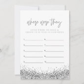 REGINA Silver Disco waar zij Vrijgezellenfeest Kaart (Voorkant)