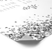 REGINA Silver Hoeveel Kusjes Bruiloftsspel P Poster (Hoek)