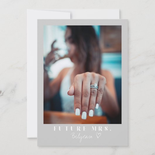 REGINA Silver Sequins Sparkly Vrijgezellenfeest In Kaart (Achterkant)