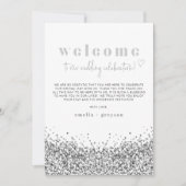 REGINA Silver Sequins Welkome Kaart van de Chronol (Voorkant)