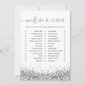 REGINA Silver Sequins zou ze een beetje een Bridal Kaart (Voorkant)