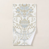 Regina White Blue Floral Bad Handdoek (Handdoek)