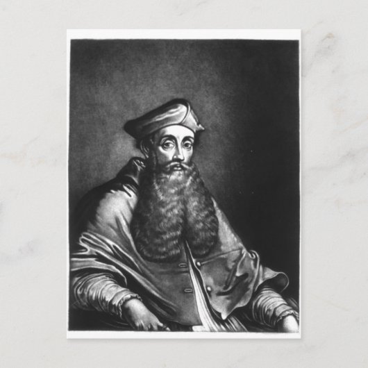 Reginald Pole illustratie Briefkaart (Voorkant)