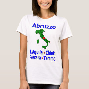 Regio Abruzzen met de provincies T-Shirt