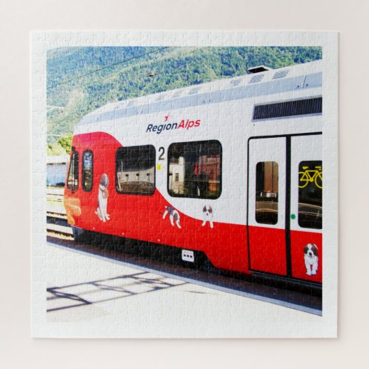 Regio Alps-trein Legpuzzel (Verticaal)
