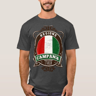 Regio Campania Italia Origineel Retro ontwerp T-shirt