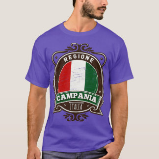 Regio Campania Italia Origineel Retro ontwerp T-shirt
