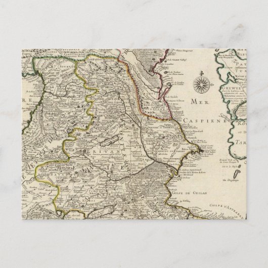 Regio Caspian Zee Briefkaart (Voorkant)