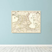 Regio Caspian Zee Canvas Afdruk (Insitu (Houten vloer))