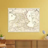 Regio Caspian Zee Canvas Afdruk (Insitu (Woonkamer))