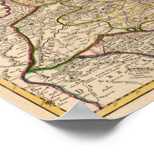 Regio Caspian Zee Poster (Hoek)