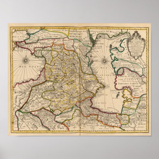 Regio Caspian Zee Poster (Voorkant)