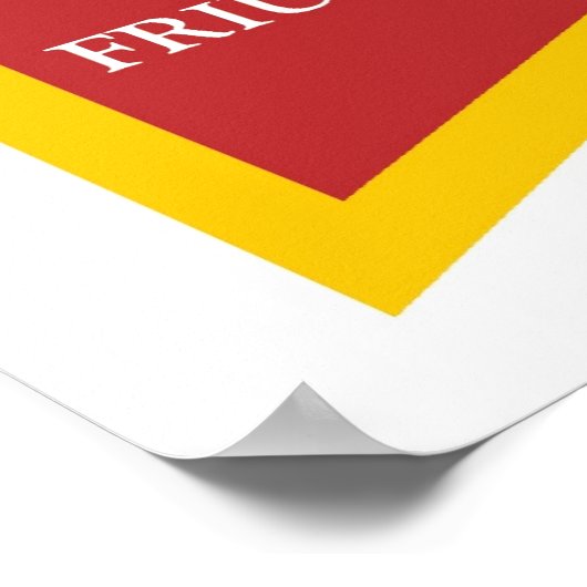 Regio Friuli Venezia Giulia Italië, Poster (Hoek)