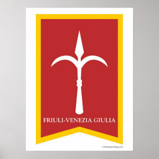 Regio Friuli Venezia Giulia Italië, Poster