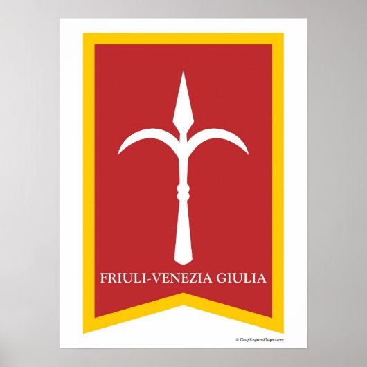 Regio Friuli Venezia Giulia Italië, Poster (Voorkant)