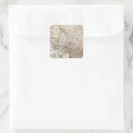 Regio Hannover Vierkante Sticker (Tas)