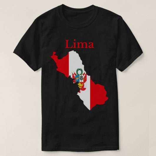 Regio Lima Peru T-shirt (Design voorkant)